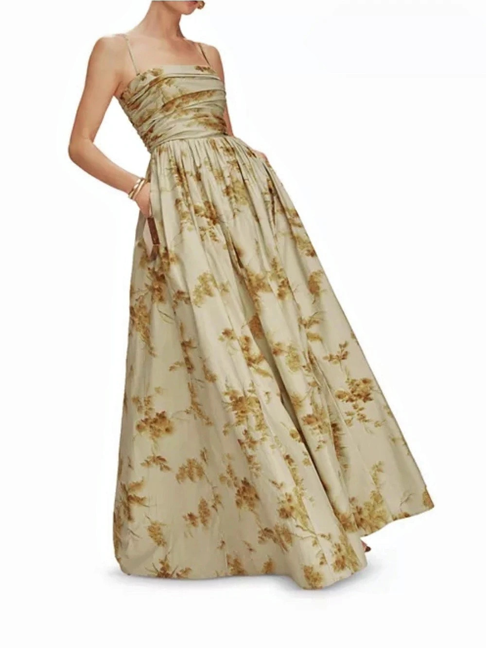 Reformation Kastoria Dress in Golden Hour